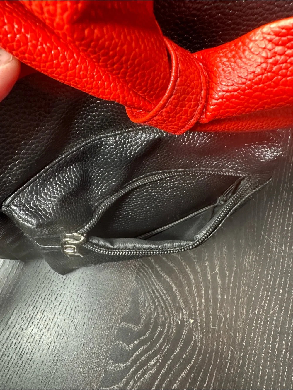Kids Black Backpack with Red Bow Accent